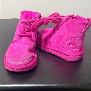UGG Fuchsia Suede Boots
